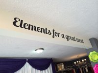 Eventist Cut Vinyl  Wall lettering on bullkhead for showroom